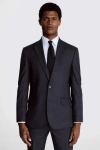Moss Custom Made  Charcoal Stretch Suit In Grey