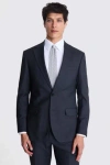 Moss Custom Made  Charcoal Stretch Suit In Grey
