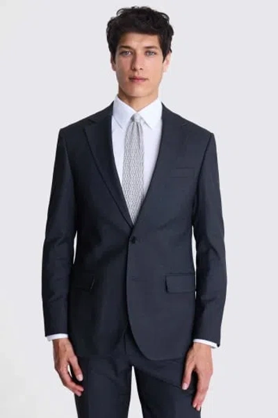 Moss Custom Made  Charcoal Stretch Suit In Grey