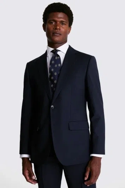 Moss Custom Made   Navy Performance Suit In Blue