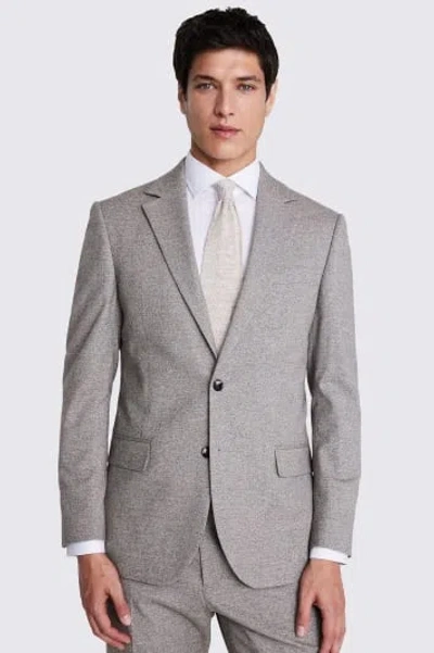 Moss Custom Made  Neutral Suit In Beige