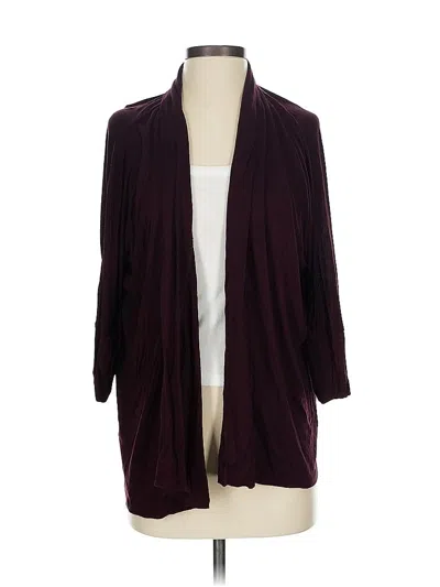 Pre-owned Mossimo 3/4 Sleeve T-shirt In Burgundy