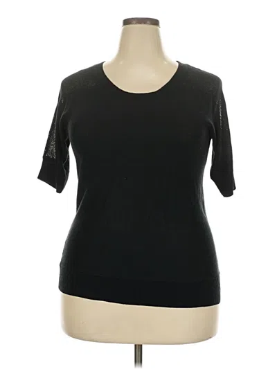 Pre-owned Mossimo 3/4 Sleeve T-shirt In Black