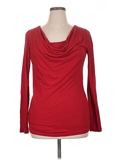 Pre-owned Mossimo 3/4 Sleeve T-shirt In Red