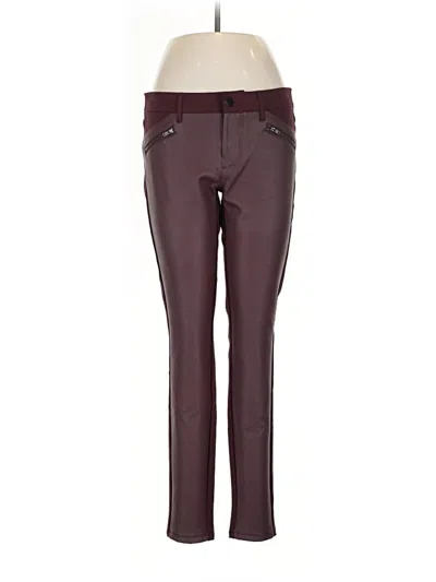 Pre-owned Mossimo Active Pants In Burgundy