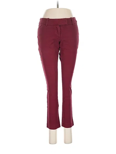 Pre-owned Mossimo Active Pants In Burgundy