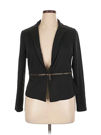 Pre-owned Mossimo Blazer Jacket In Black