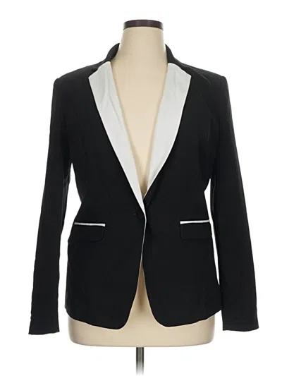Pre-owned Mossimo Blazer Jacket In Black