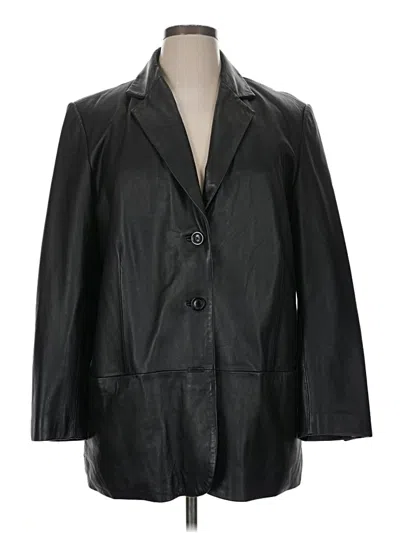 Pre-owned Mossimo Blazer Jacket In Black