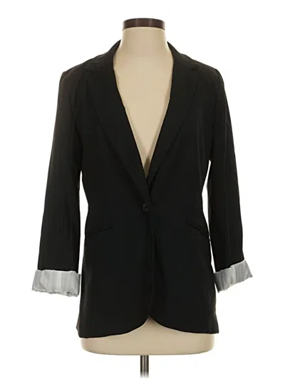 Pre-owned Mossimo Blazer Jacket In Black