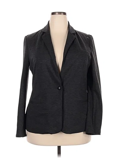 Pre-owned Mossimo Blazer Jacket In Gray