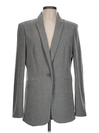 Pre-owned Mossimo Blazer Jacket In Gray