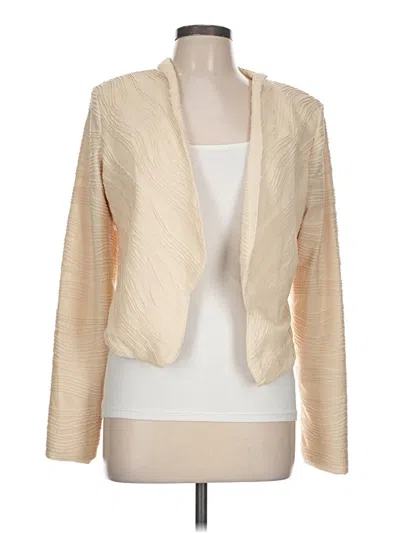 Pre-owned Mossimo Blazer Jacket In Ivory