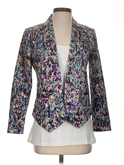 Pre-owned Mossimo Blazer Jacket In Silver