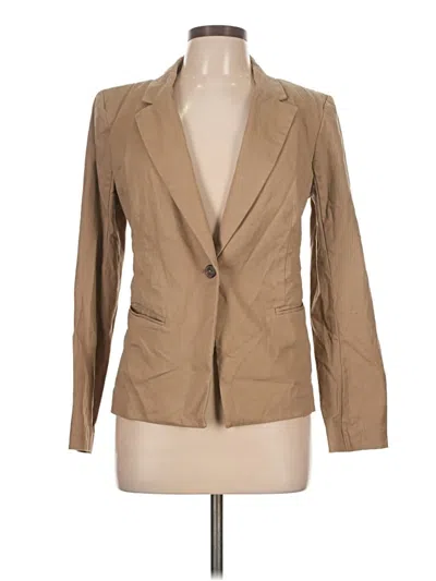 Pre-owned Mossimo Blazer Jacket In Tan