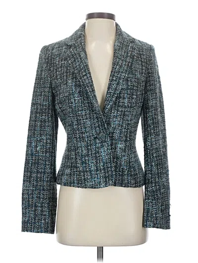 Pre-owned Mossimo Blazer Jacket In Teal