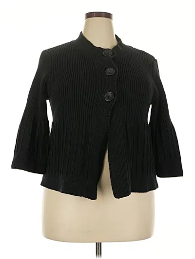Pre-owned Mossimo Cardigan Sweater In Black