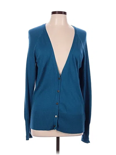 Pre-owned Mossimo Cardigan Sweater In Blue