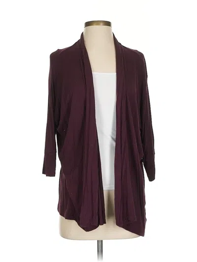 Pre-owned Mossimo Cardigan Sweater In Burgundy