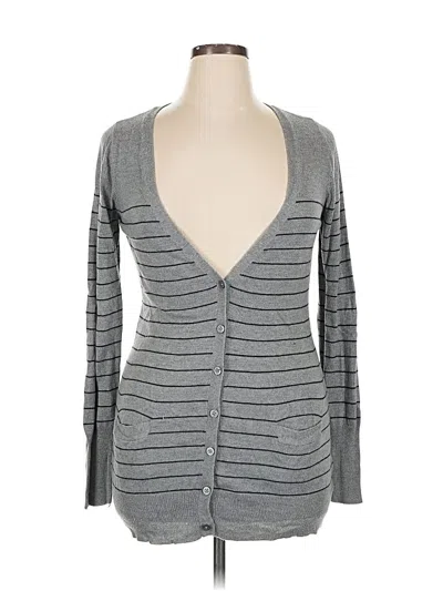 Pre-owned Mossimo Cardigan Sweater In Gray
