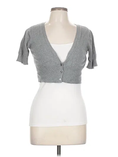 Pre-owned Mossimo Cardigan Sweater In Gray