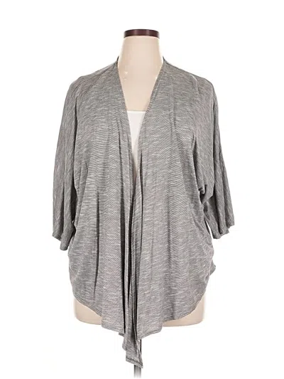 Pre-owned Mossimo Cardigan Sweater In Gray