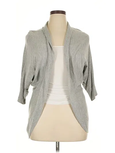 Pre-owned Mossimo Cardigan Sweater In Gray