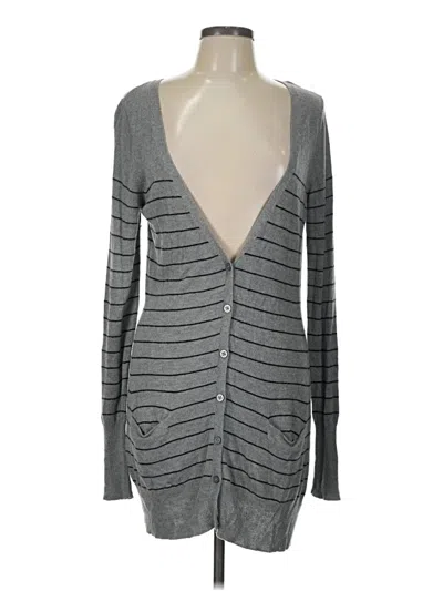 Pre-owned Mossimo Cardigan Sweater In Gray