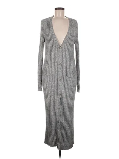 Pre-owned Mossimo Cardigan Sweater In Gray