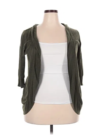 Pre-owned Mossimo Cardigan Sweater In Green