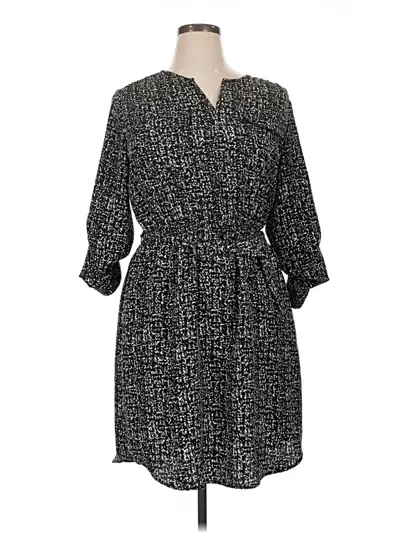 Pre-owned Mossimo Casual Dress In Black