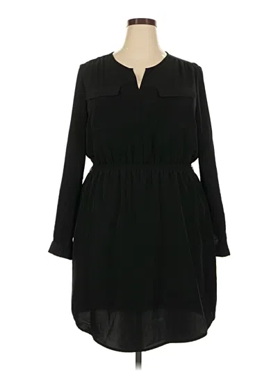 Pre-owned Mossimo Casual Dress In Black
