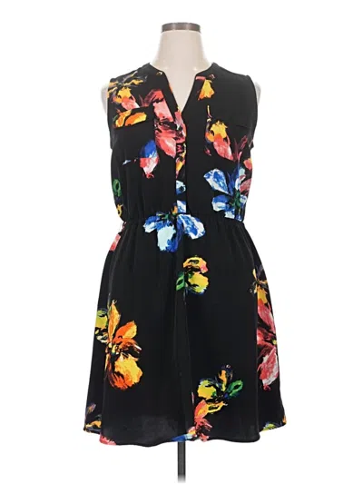 Pre-owned Mossimo Casual Dress In Black