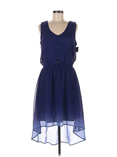 Pre-owned Mossimo Casual Dress In Blue