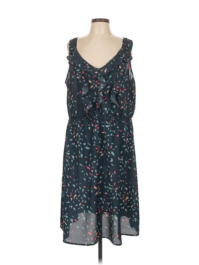 Pre-owned Mossimo Casual Dress In Blue