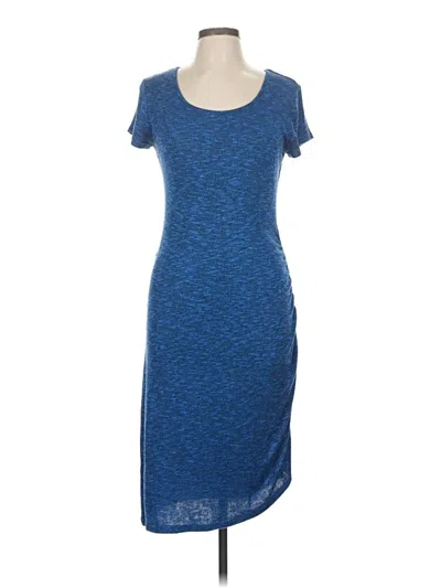 Pre-owned Mossimo Casual Dress In Blue