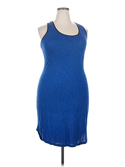Pre-owned Mossimo Casual Dress In Blue