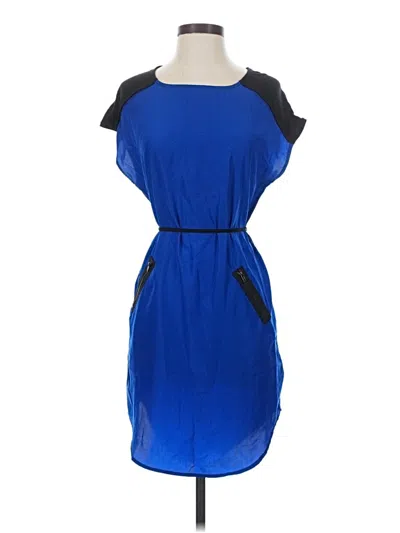 Pre-owned Mossimo Casual Dress In Blue