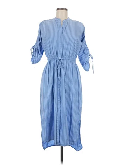 Pre-owned Mossimo Casual Dress In Blue