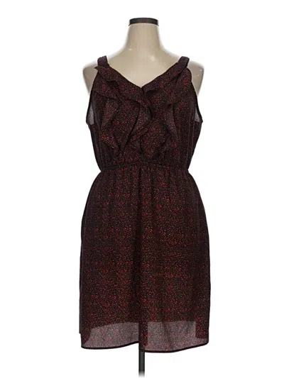 Pre-owned Mossimo Casual Dress In Brown