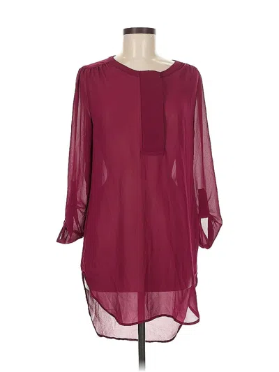 Pre-owned Mossimo Casual Dress In Burgundy