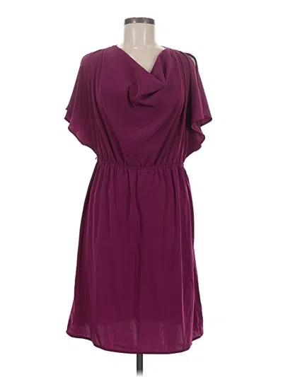 Pre-owned Mossimo Casual Dress In Burgundy