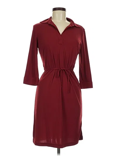 Pre-owned Mossimo Casual Dress In Burgundy