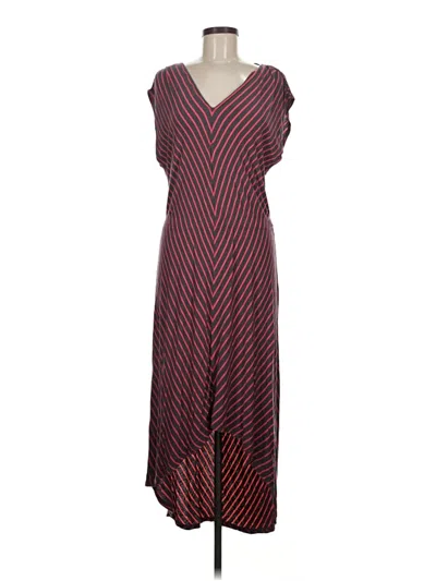 Pre-owned Mossimo Casual Dress In Burgundy