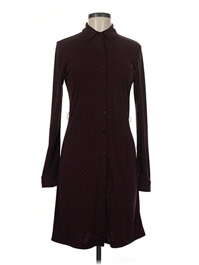 Pre-owned Mossimo Casual Dress In Burgundy
