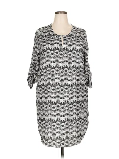 Pre-owned Mossimo Casual Dress In Gray