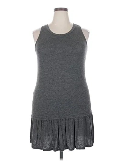 Pre-owned Mossimo Casual Dress In Gray
