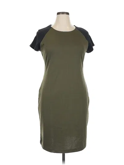 Pre-owned Mossimo Casual Dress In Green