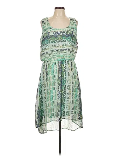 Pre-owned Mossimo Casual Dress In Green