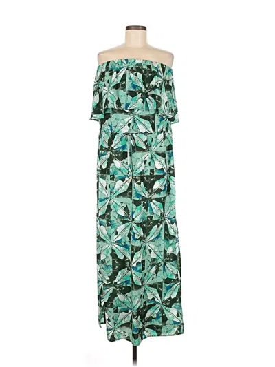 Pre-owned Mossimo Casual Dress In Green